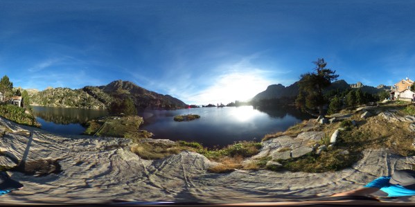 Imagen esférica en proyección equirectangular